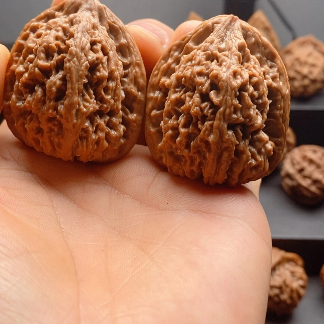 把件文玩核桃观*秦岭野生无名39