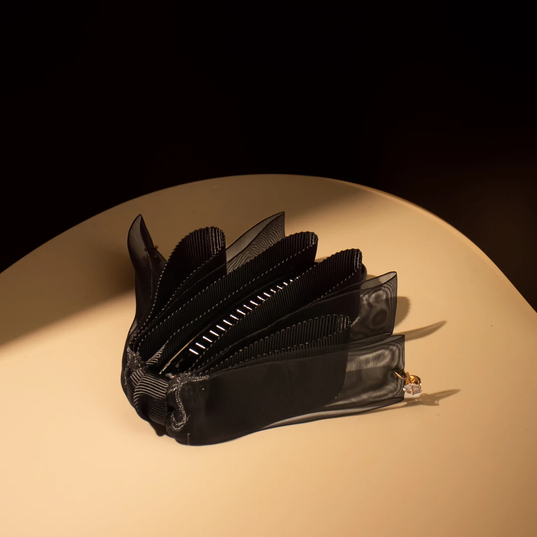 蝴蝶结香蕉夹#0575