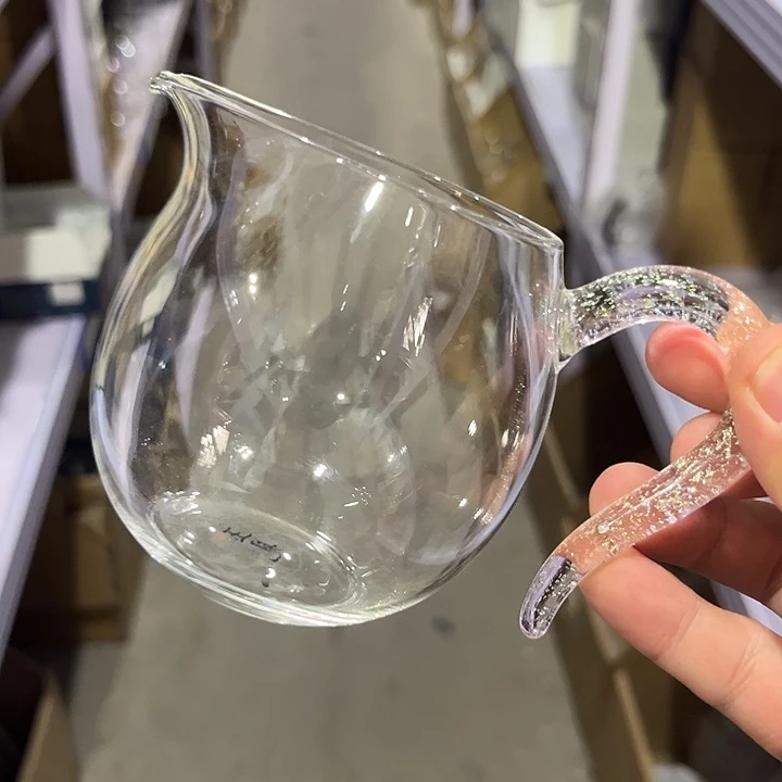 玉见 仲然公道杯 粉金