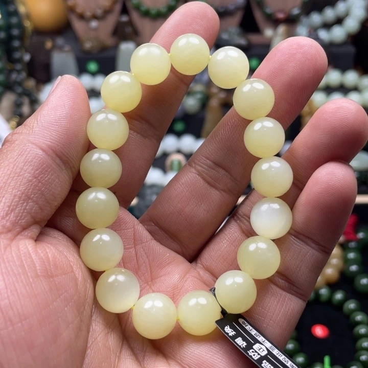 和田玉手串未镶嵌慧**享