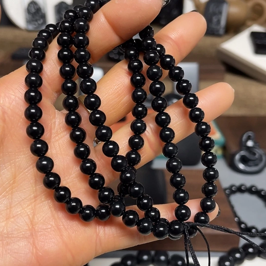 【闪购商品】和田玉（墨玉）项链未镶嵌?**秋高羊脂卡6108