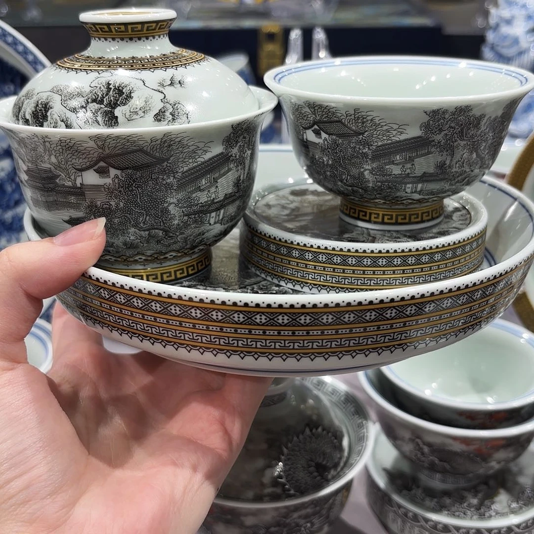 瓷片景德镇瓷器艺术半手