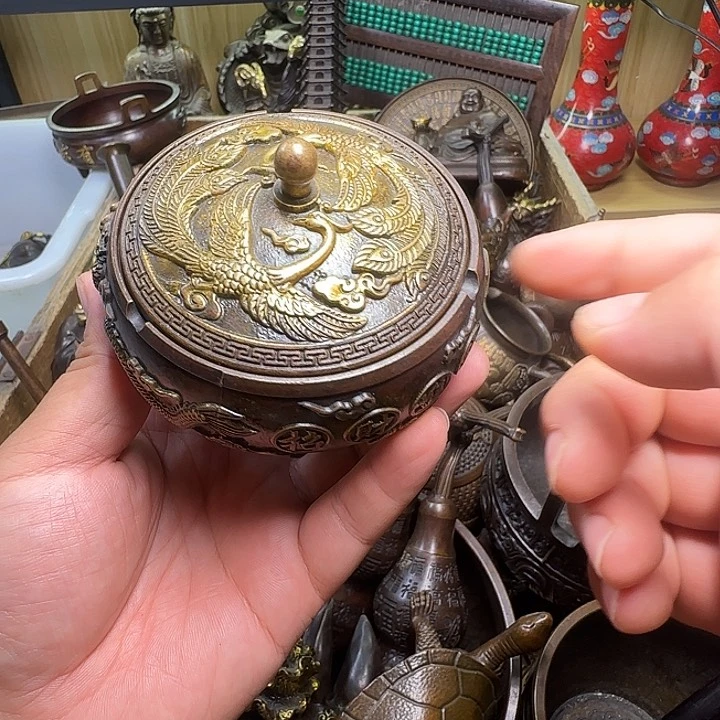 铜器办公室茶室摆件