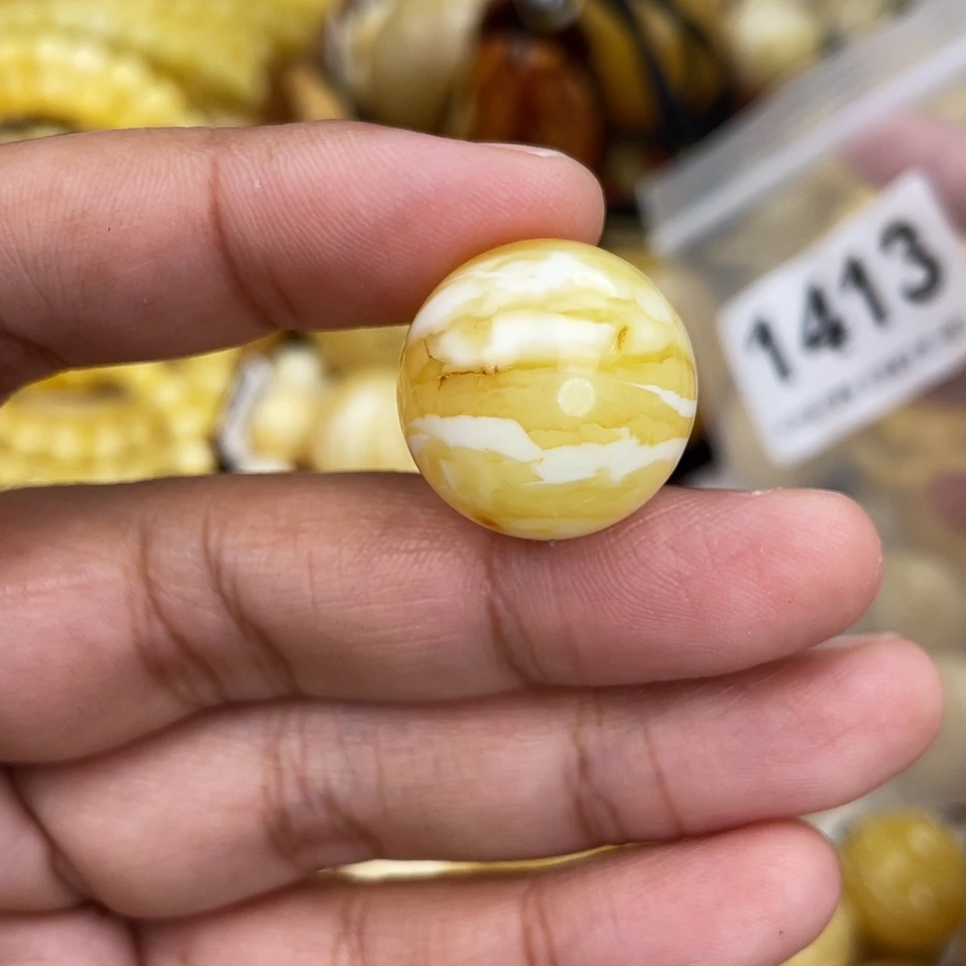 蜜蜡未镶嵌珠宝奇石粉20.6