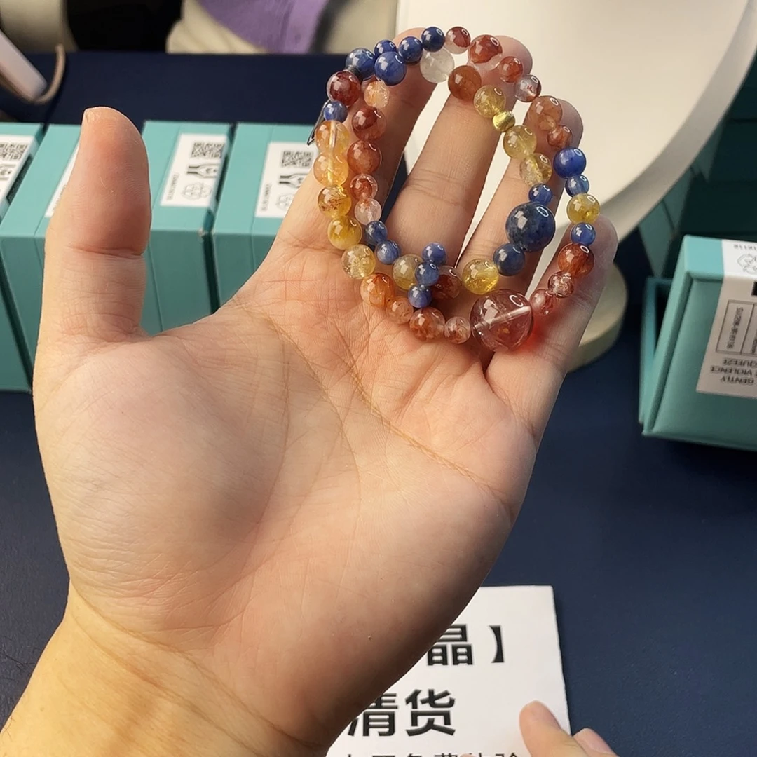 水晶银S925镶嵌手链