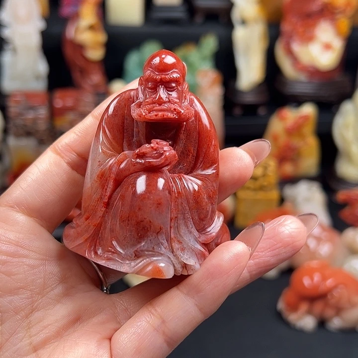 寿山石高山水冻石