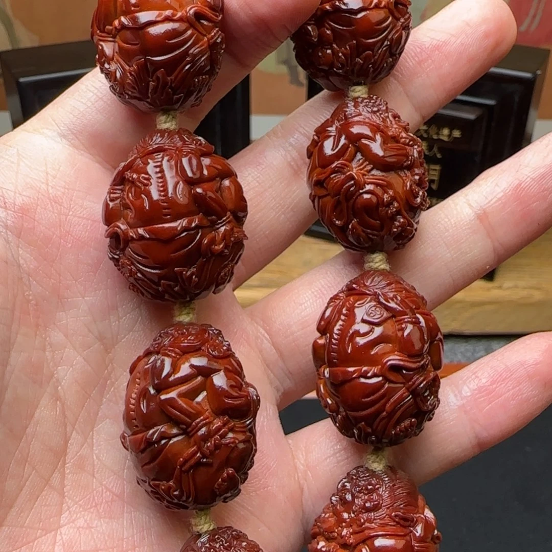 宫***岁手串/手链橄榄核大黑天