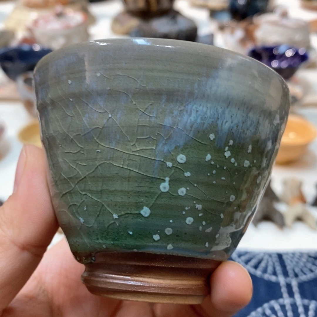 柴烧侘寂粗陶茶具