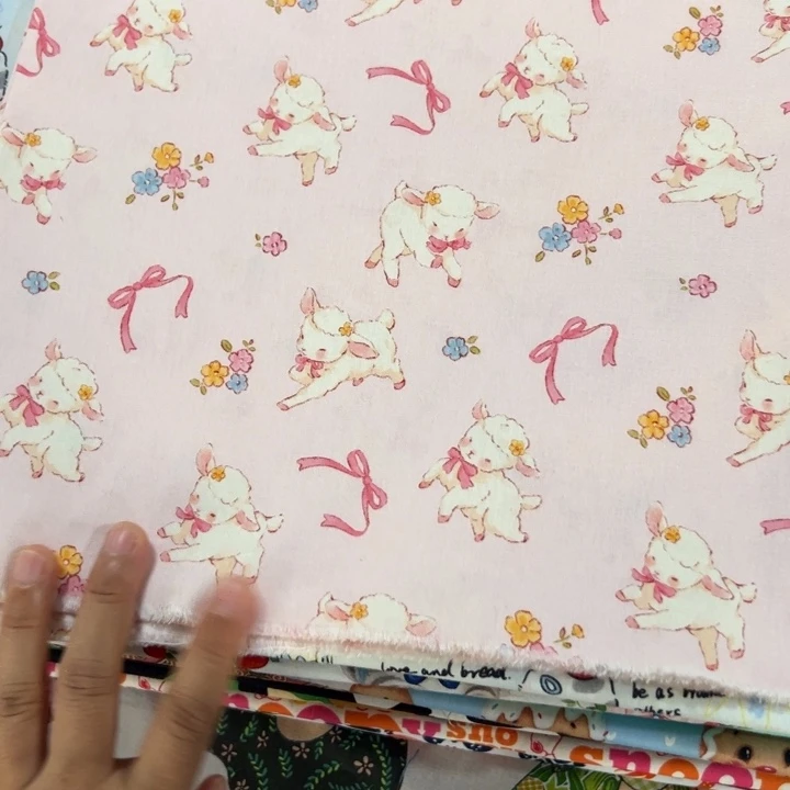 棉福袋一米价纯棉平布1.1米宽果子块