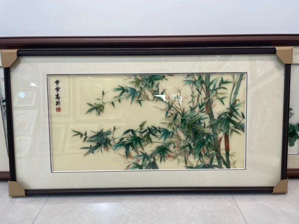 纯手工苏绣精品单面绣挂画