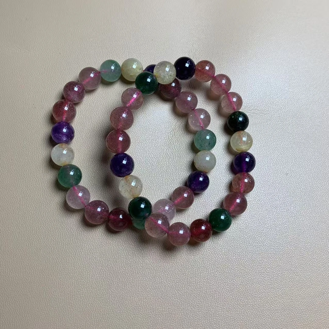 天然超八水晶手串  多样性发货发一件   qq/04