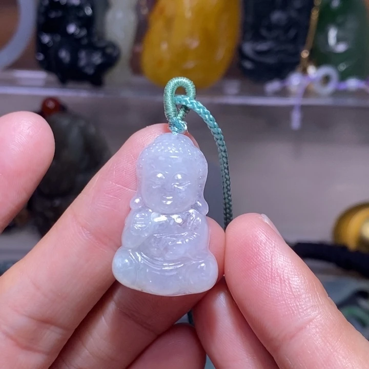 翡翠未镶嵌颈饰宝宝佛