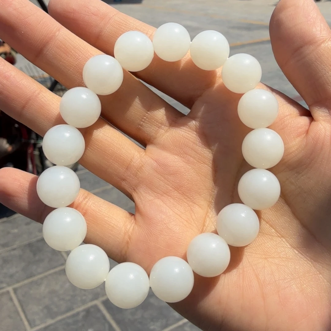 和田玉未镶嵌颈饰俄料白玉手串姜帅多样性拍一发一