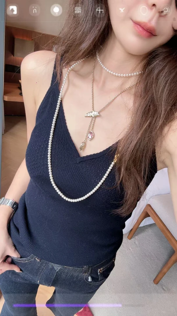 DEDM•STUDIO/休闲纯色极简风吊带背心上衣内搭2508BX/SZ-71307