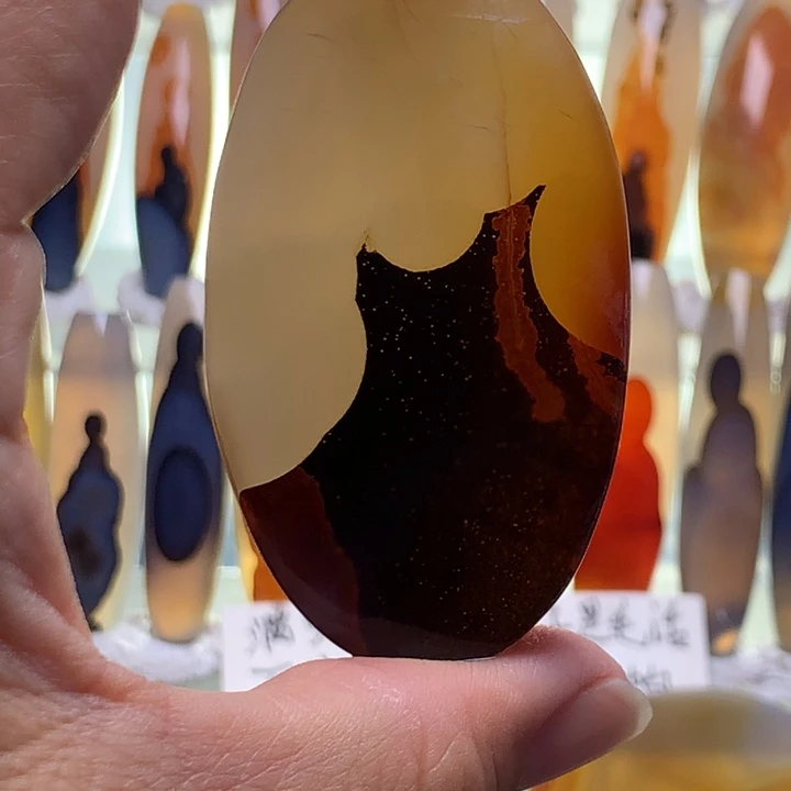 未镶嵌玛瑙/玉髓珠宝半成品164