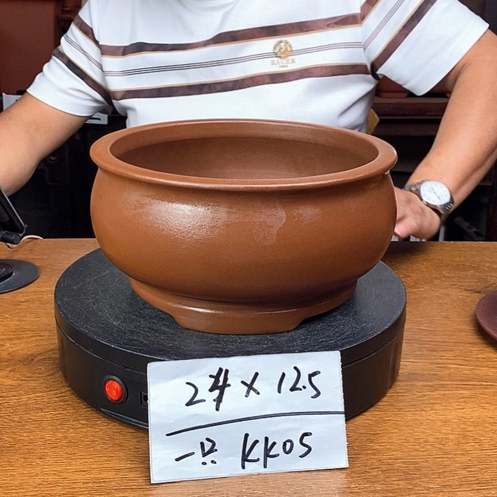 紫砂花盆货号一只KK05子