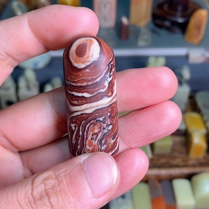 青田石印石夜****胖青田