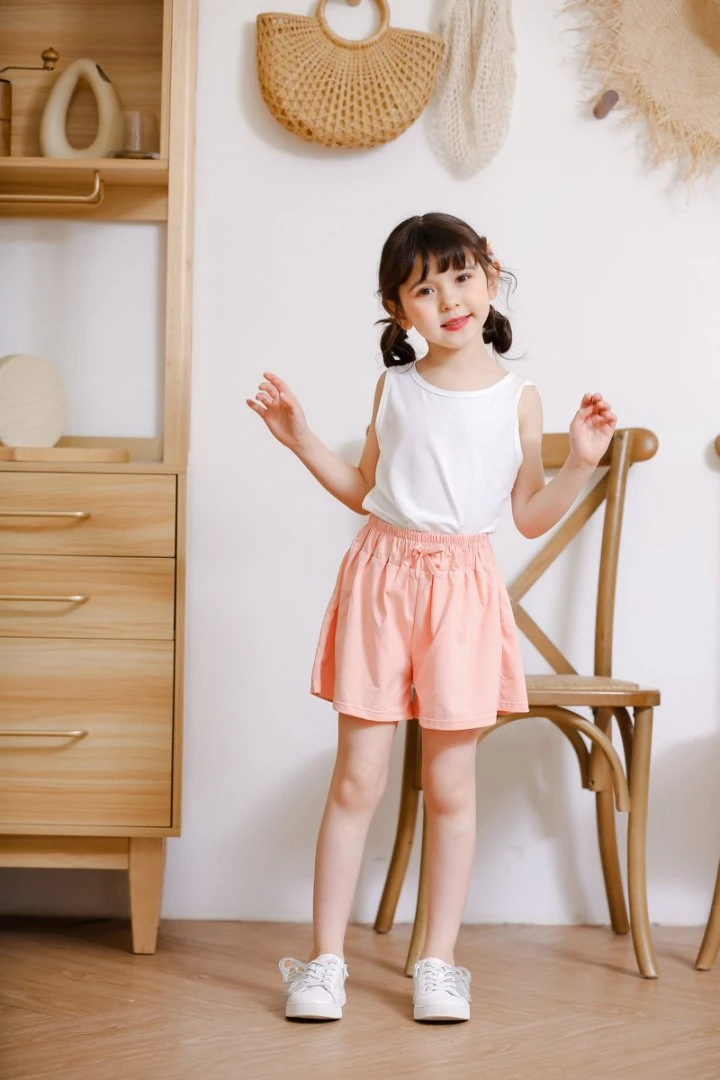 女童裤裙夏季小女孩新疆长绒棉短裤R20204