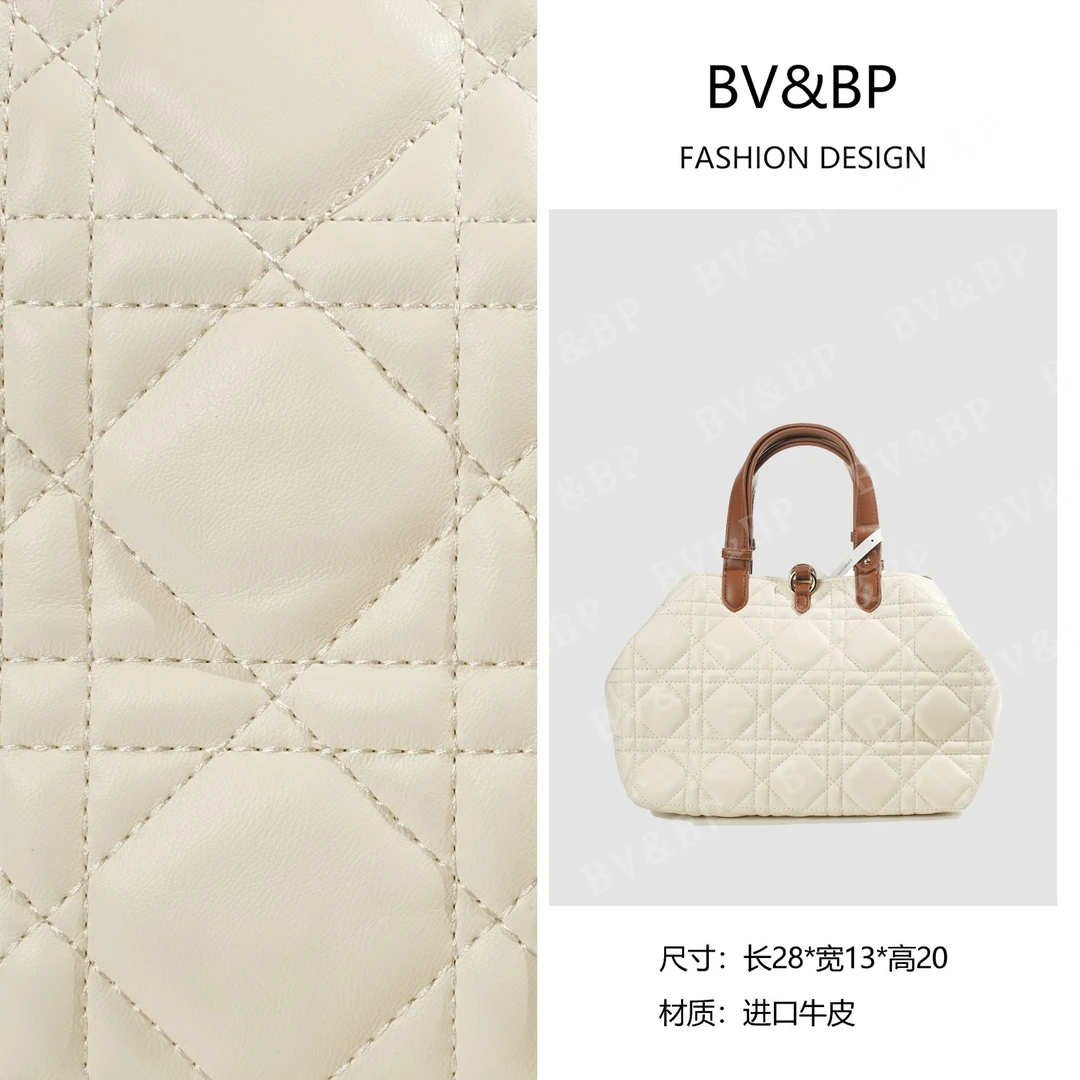 BV&BP· 原创设计 真皮高定手提单肩包  BV019-1-黄棕