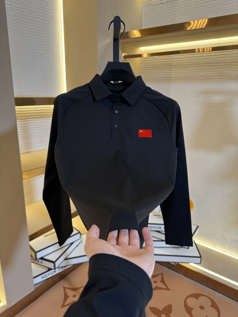 【XM】2025新款无痕长袖POLO