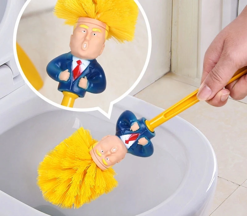 【老特马桶刷】新款特朗普马桶刷清洁马桶刷 家用塑料清洁刷子家用