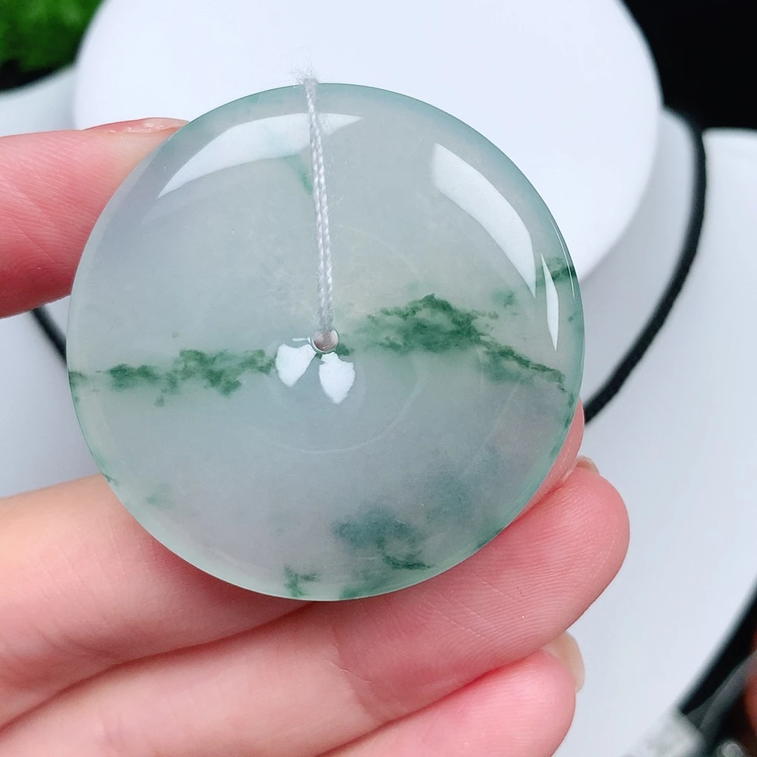 翡翠未镶嵌颈饰平安39-5.9