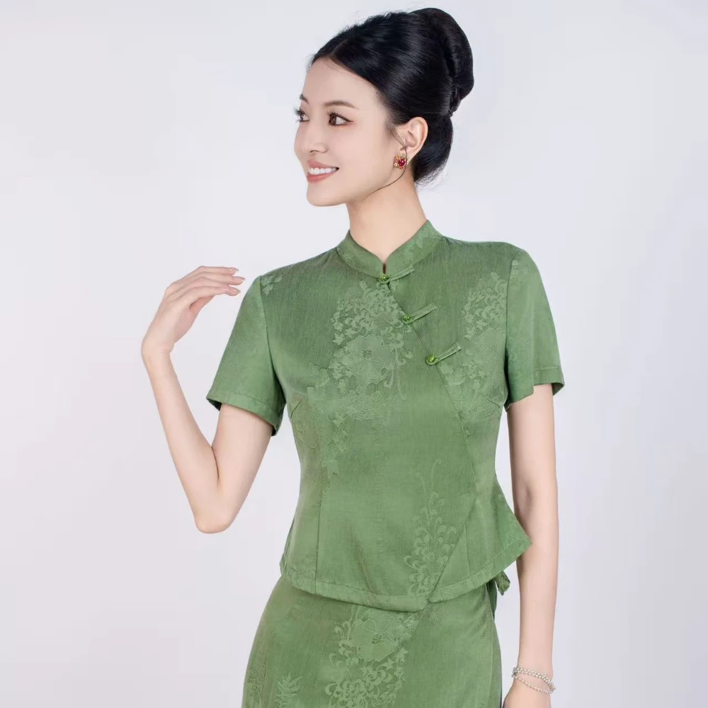 玉家人最火傣装曼派复古成熟套装