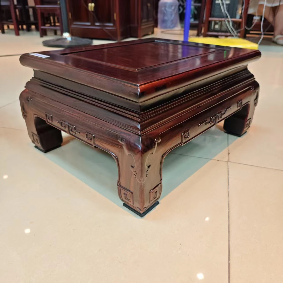 1号雕花炕几尺寸：48*38*25