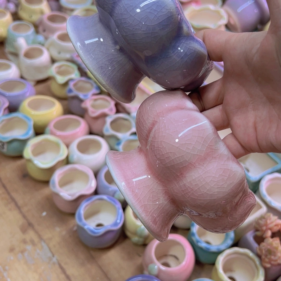 陶瓷花盆当场凑满12包邮