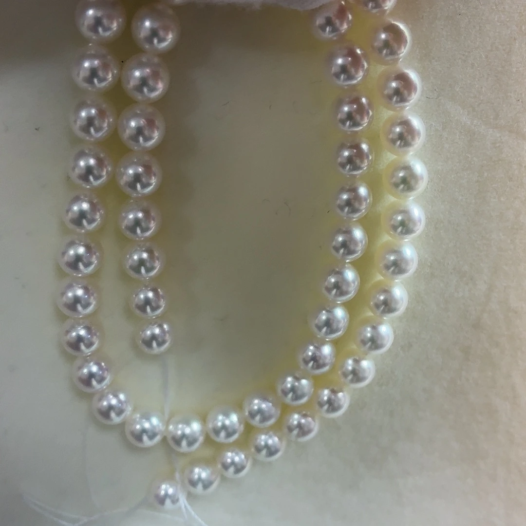未镶嵌颈饰海水珍珠6-7mm定制