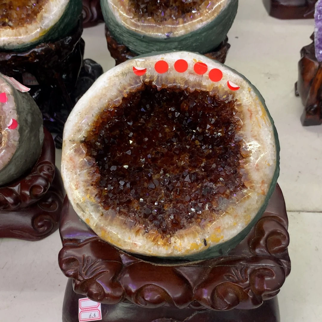 水晶摆件未镶嵌钱袋子