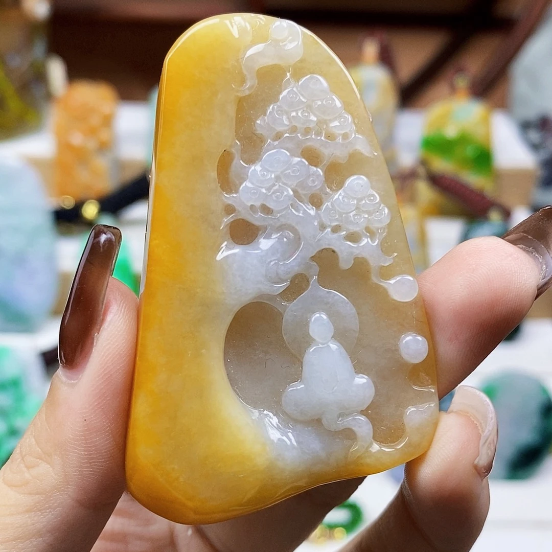 定制翡翠未镶嵌天然翡翠A货
