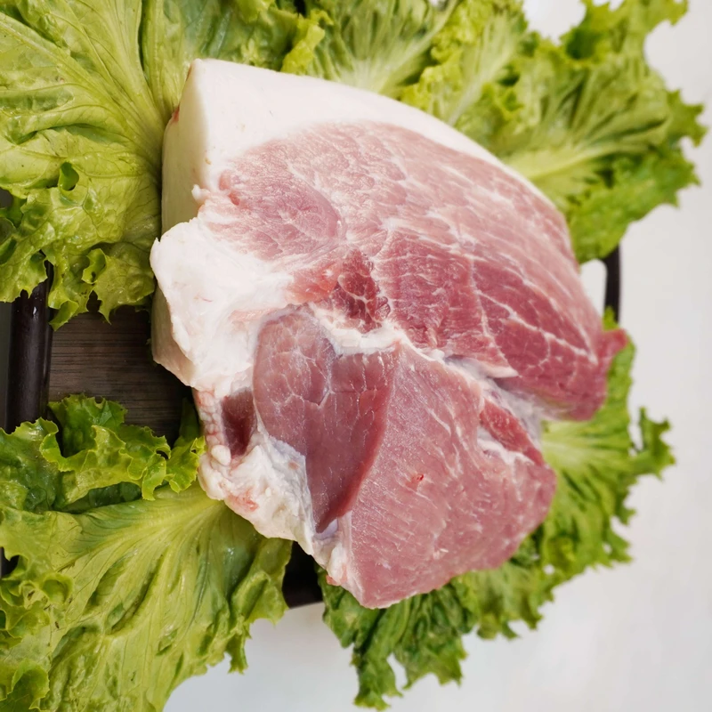 猪腱子蓟州土猪肉黑猪盘山土猪后腿肉 顺丰冷链 速冻发货 2500g土猪肉火