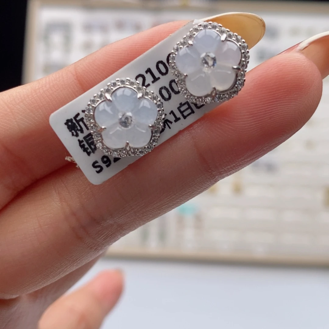 月***｜翡翠银S925镶嵌戒指天然翡翠