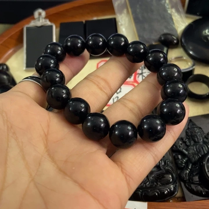 翡翠手链未镶嵌墨翠13