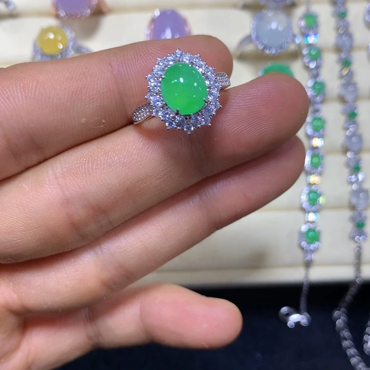 翡翠未镶嵌戒指翡翠戒指