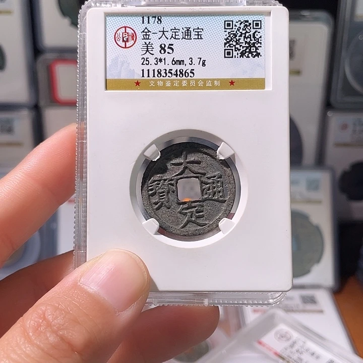 铜轩缘 大定通宝编号4865