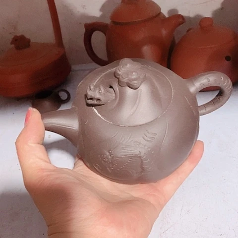 茶壶紫砂宜兴紫砂全手工制作