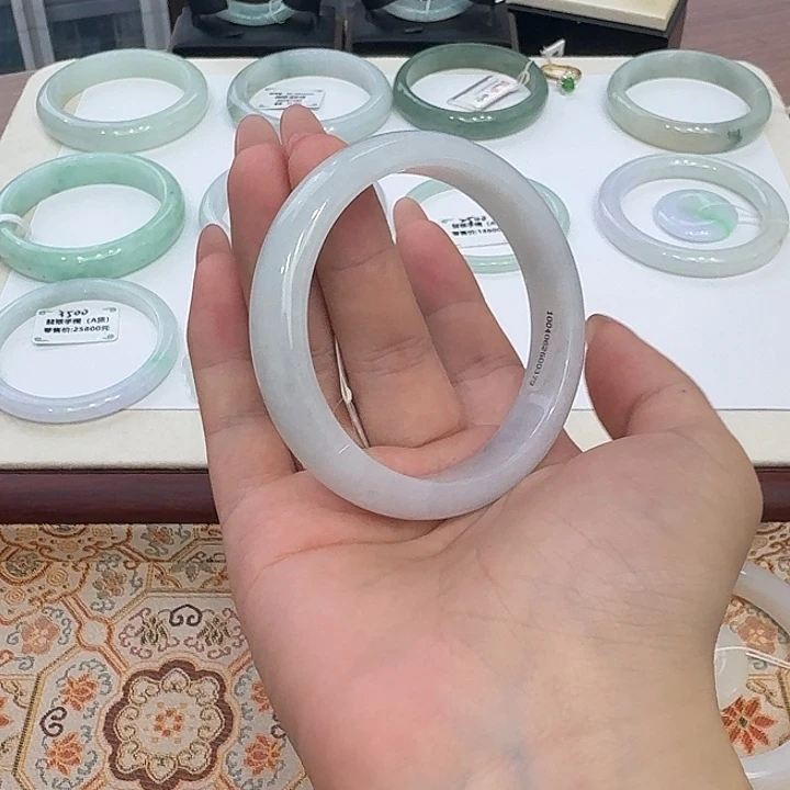 翡翠未镶嵌手镯（序号2）点菜看细节