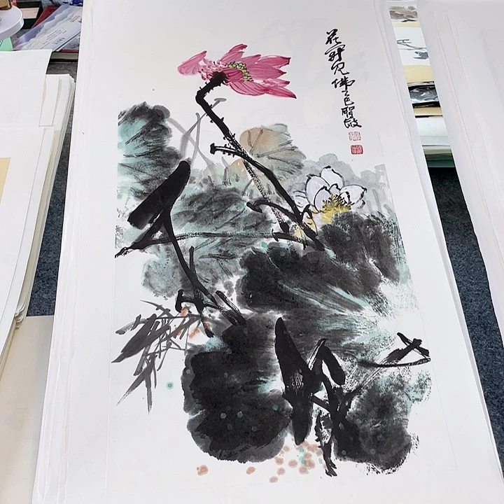 国画张圣敏先生纯手绘作品