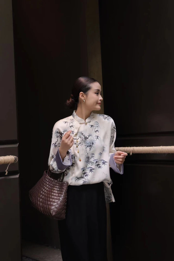 5号-ZM真丝集合款设计感洋气常规百搭气质时尚上衣