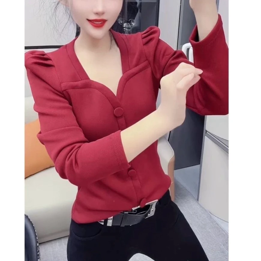 0088款女秋季新款洋气显瘦时尚打底衫