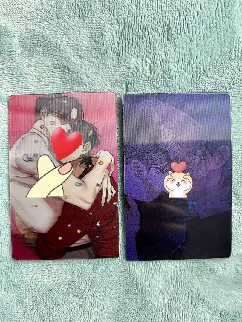 【直拍包邮】正版韩漫败类光栅卡两张默认瑕疵售出不退换