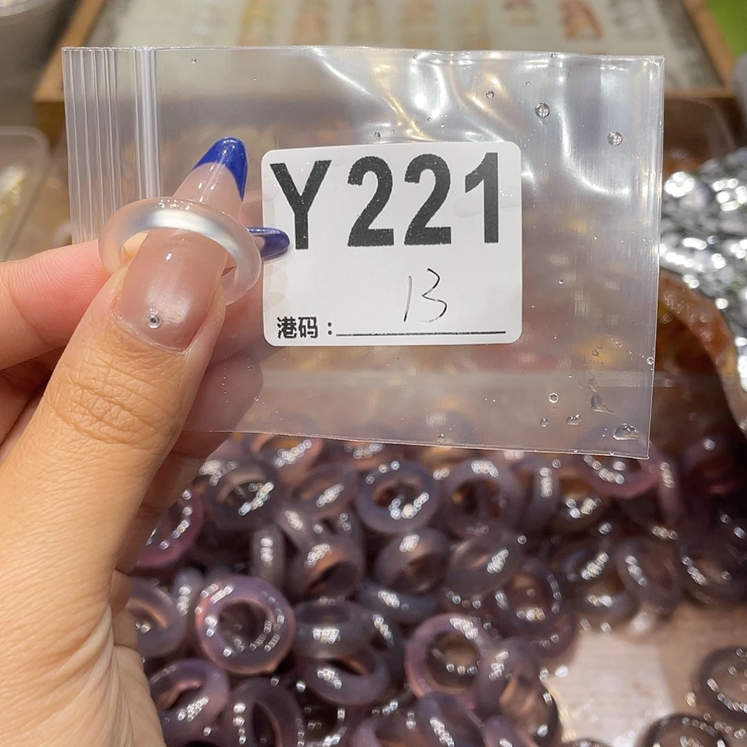 玛瑙/玉髓未镶嵌戒指221