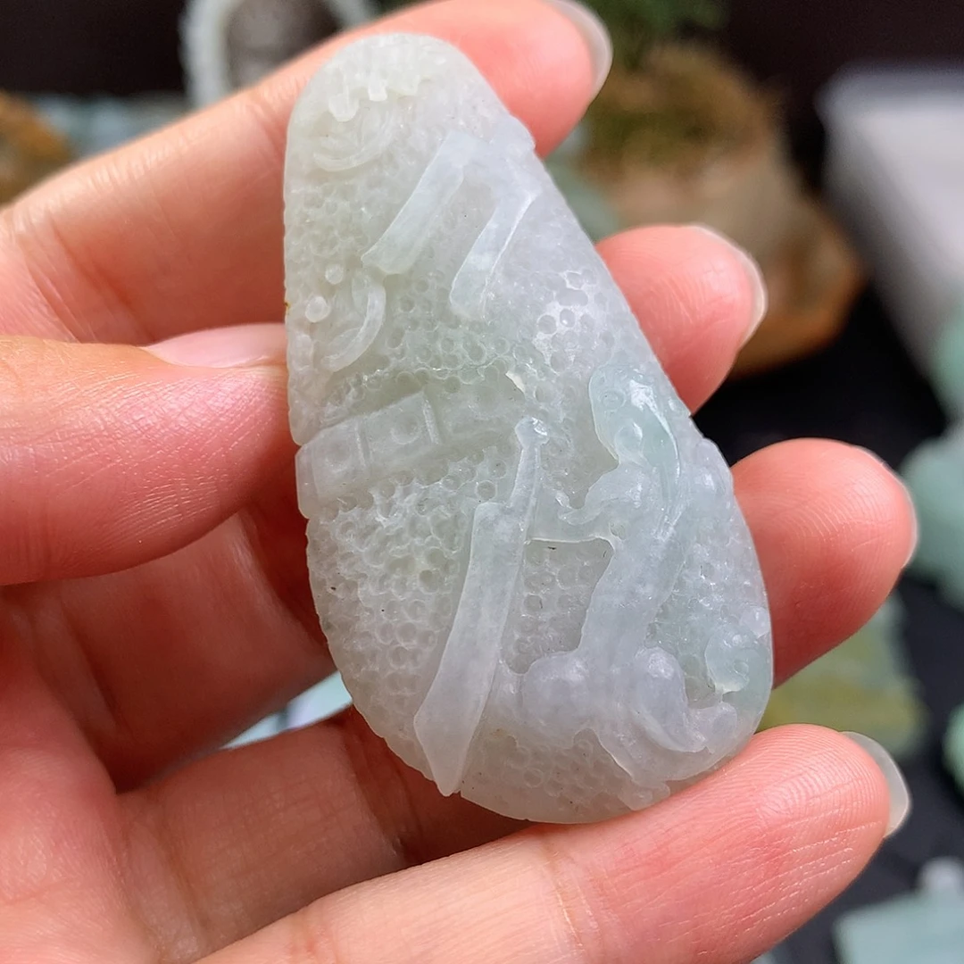 未镶嵌定制翡翠八破