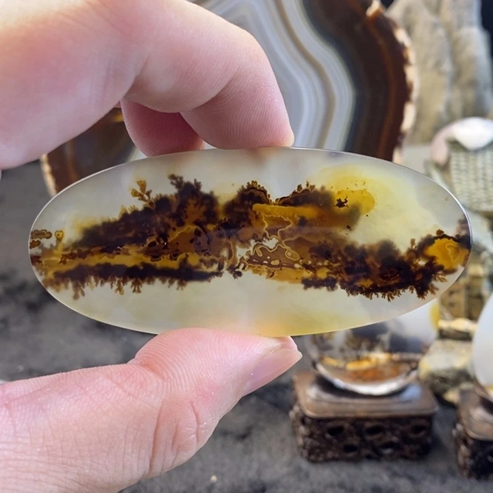 玛瑙/玉髓吊坠未镶嵌X*Y