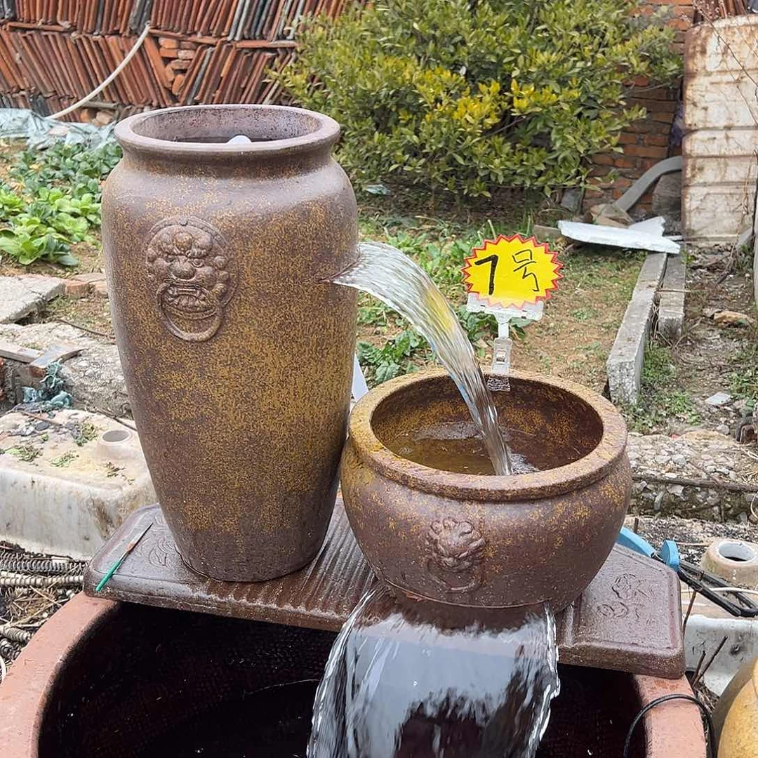 紫砂花盆无袖背心短裤男