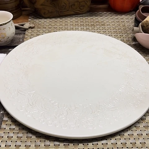 微瑕，不能明火，砂锅垫29，2个浮雕