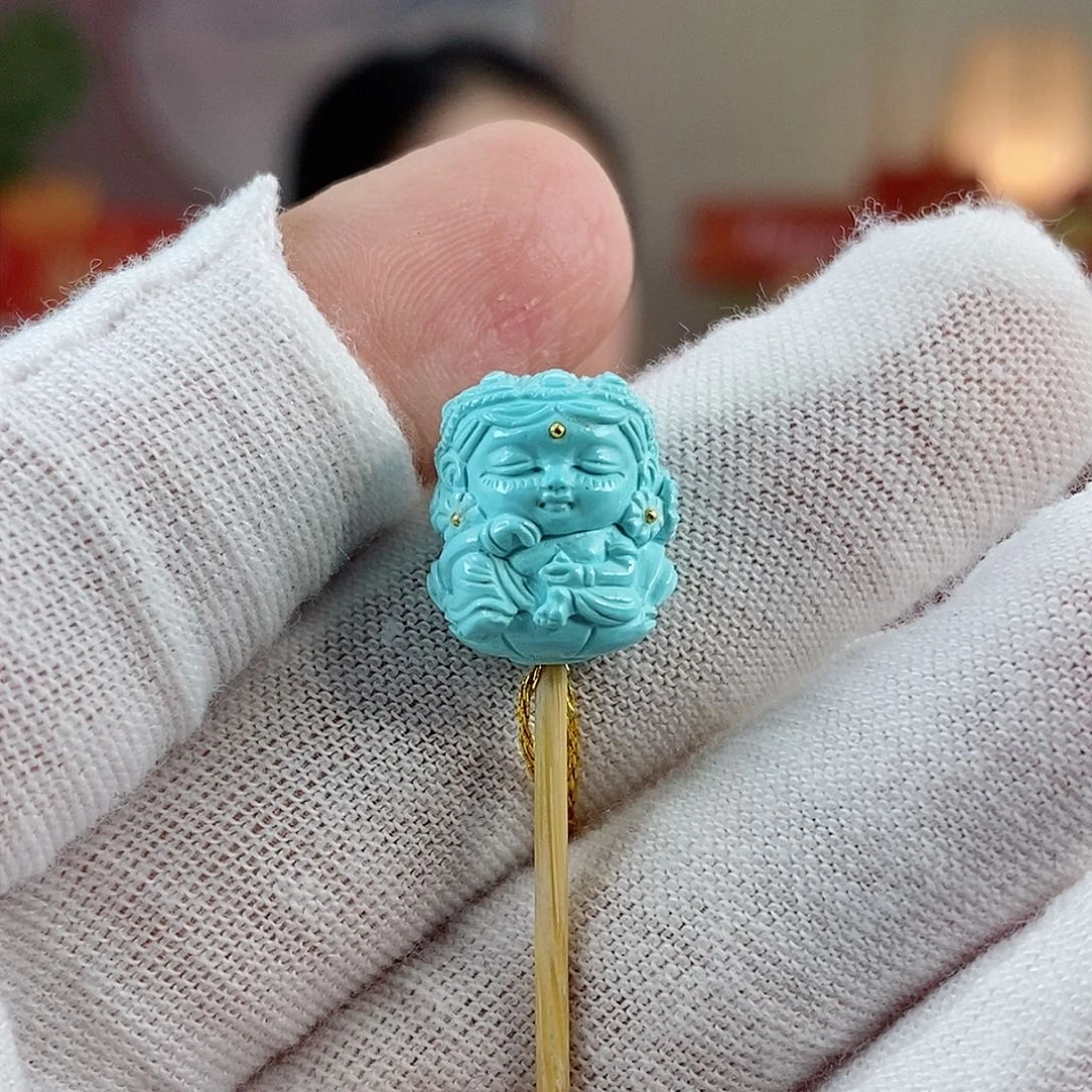 绿松石珠宝奇石未镶嵌满*