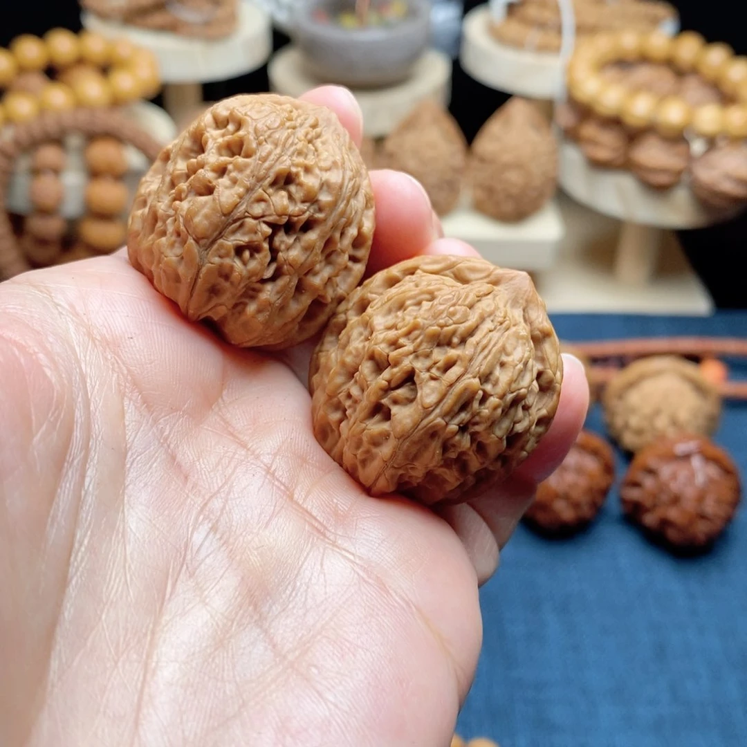 吊坠桃核福利野生四喜虎头32